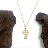Small 10k Solid Gold Traditional Cross