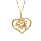 Pure Gold Love Shamrock Necklace
