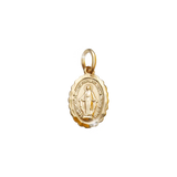 Medalla Milagrosa de 9 quilates y 12 mm