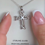 Trinity Knot Celtic Cross Necklace
