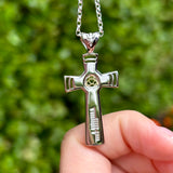 Luxury Ogham Trinity Faith Cross
