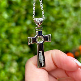 Luxury Ogham Trinity Faith Cross
