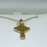 Very Small 10K Gold Small Celtic Cross