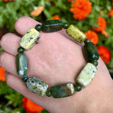 Pulsera de cuentas múltiples de mármol de Connemara