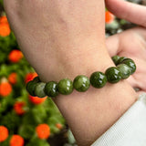 Connemara Marble Beaded Stretch Bracelet