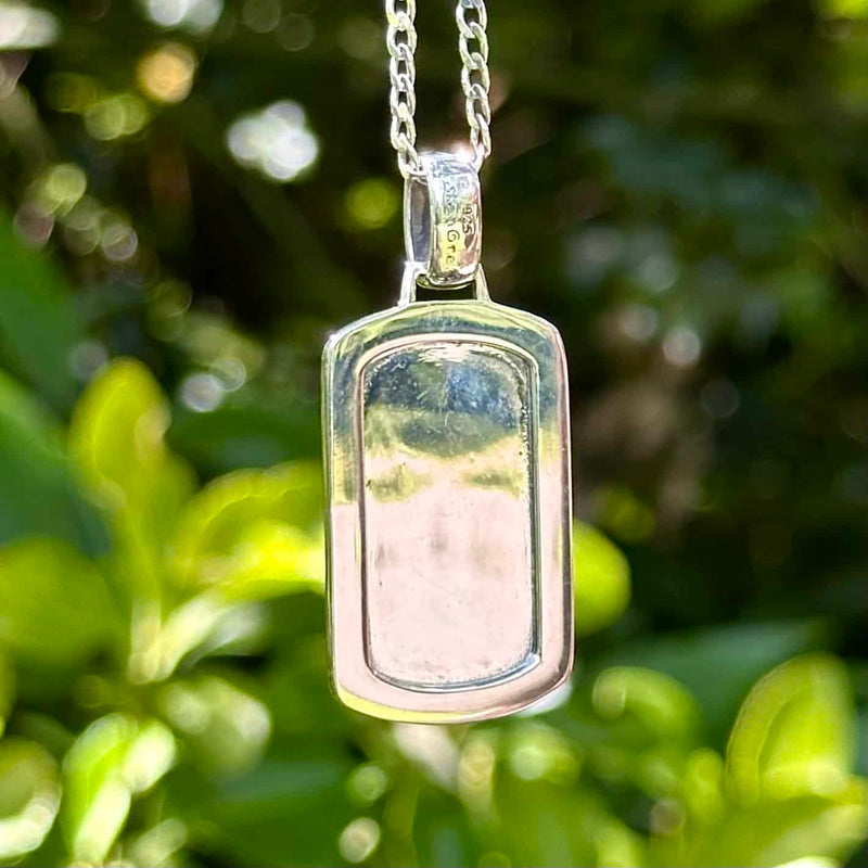 Large Men’s Celtic Cross Dog Tag Pendant