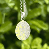 Mittelgroße Wundertätige Medaille aus Sterlingsilber
