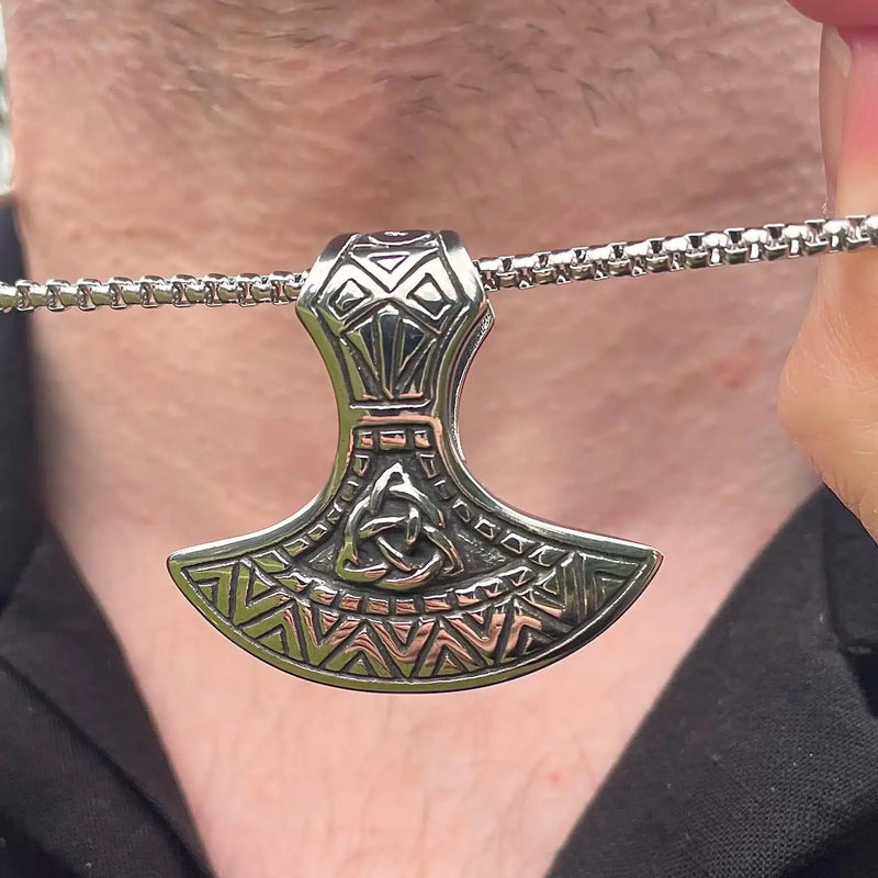 Viking Axe Necklace