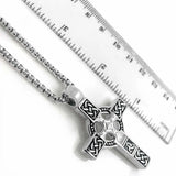 Large Cross Necklace Double Sided