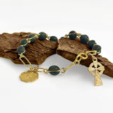 Connemara Marble Rosary Bracelet