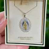 Milagrosa en oro de 14k de dos tonos