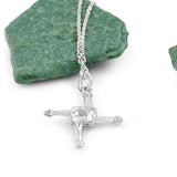 Collar de Plata con Cruz de Santa Brígida