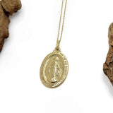 Medalla Milagrosa de Oro de 9 quilates de 30 mm