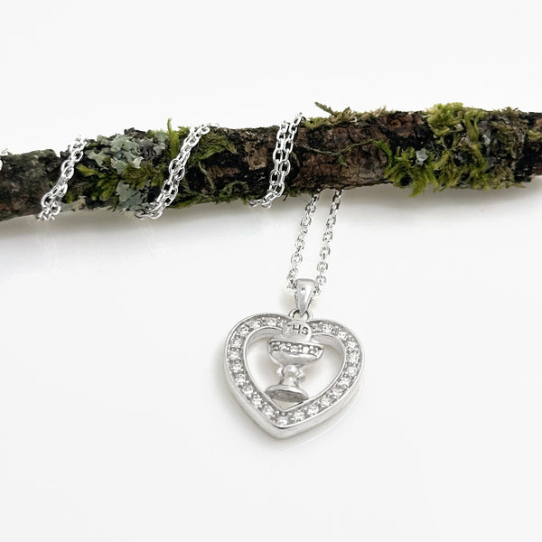 Collar de Comunión Cáliz Corazón