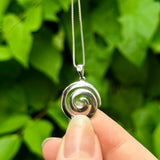 Sterling Silver Spiral Pendant