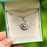 Sterling Silver Spiral Pendant