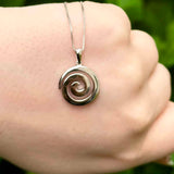 Sterling Silver Spiral Pendant