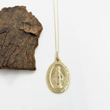 Medalla Milagrosa de Oro de 9 quilates de 30 mm