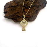 Small 10k Solid Gold Traditional Cross
