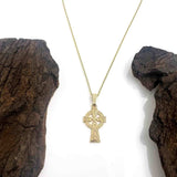 Small 10k Solid Gold Traditional Cross