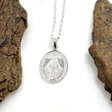 Mittelgroße Wundertätige Medaille aus Sterlingsilber
