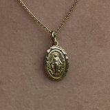 Medalla Milagrosa de 9 quilates y 12 mm