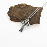 Sterling Silver Oxidized Celtic Cross