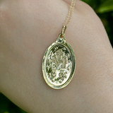 Medalla Milagrosa de Oro de 9 quilates de 30 mm