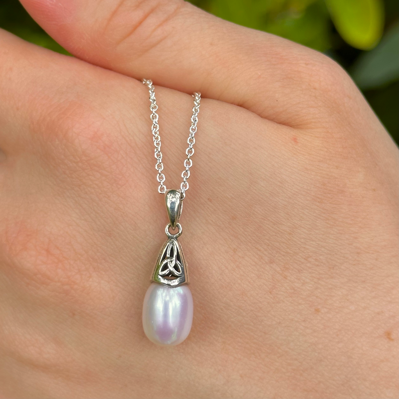 Sterling Silver Pearl Necklace