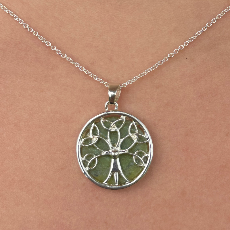 Connemara Marble Tree Of Life Pendant
