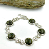 Pulsera de trébol de mármol de Connemara