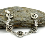 Pulsera de trébol de mármol de Connemara