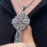 Classic Large Celtic Cross Necklace