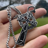 Classic Large Celtic Cross Necklace