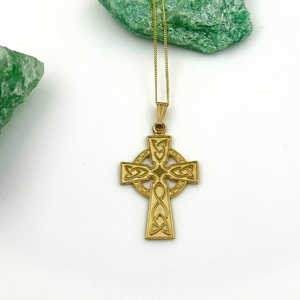 Large 10K Gold Traditional Two-Sided
