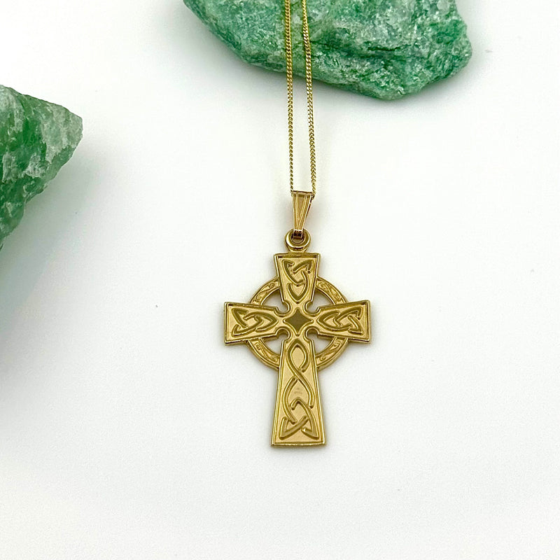 Large 10K Gold Traditional Two-Sided
