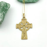 Large 10K Gold Traditional Two-Sided