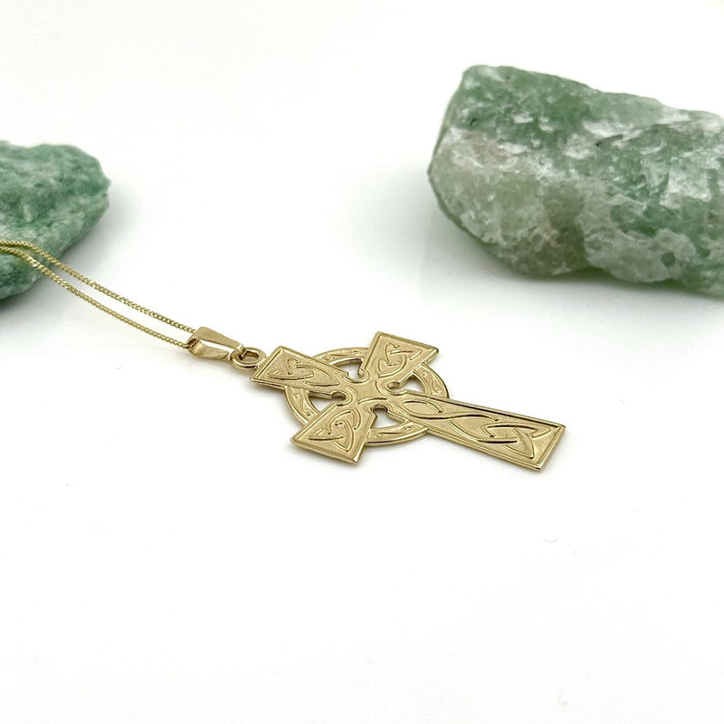 Large 10K Gold Traditional Two-Sided