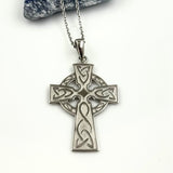 Traditional Style Silver Celtic Cross