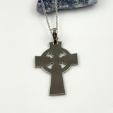 Traditional Style Silver Celtic Cross