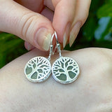 Tree Of Life Connemara Marble Earrings