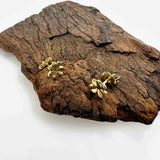Shamrock Earrings in 9K Gold