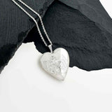 Silver Heart 'My Angel' Locket Necklace