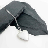 Silver Heart 'My Angel' Locket Necklace