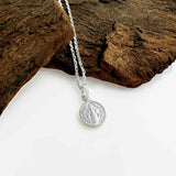 St Benedict Tiny Medal in Sterling Silver