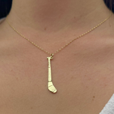 Solid Gold 9k Yellow Gold Gaelic Hurl Pendant