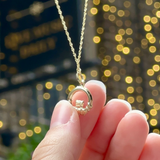 Collar Claddagh de oro de 9k