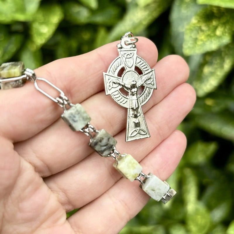 Single Decade Rosary Keychain