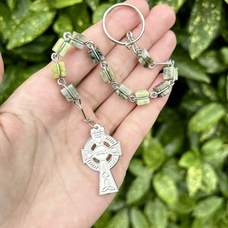 Single Decade Rosary Keychain