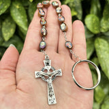 Saints of Ireland Rosary Keychain